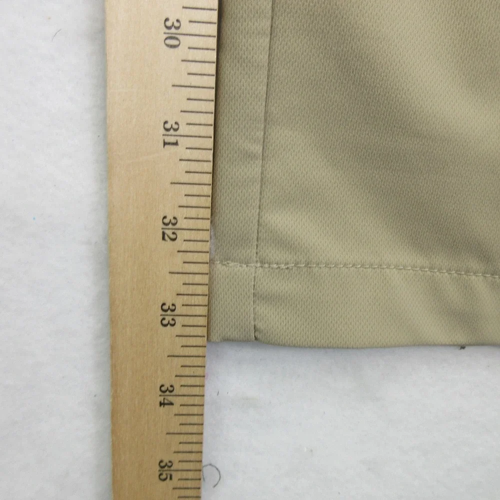Banana Republic Men's Pants 34x34 Golf Khaki Tan Polyester Performance Stretch